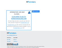 Tablet Screenshot of hpornstars.com